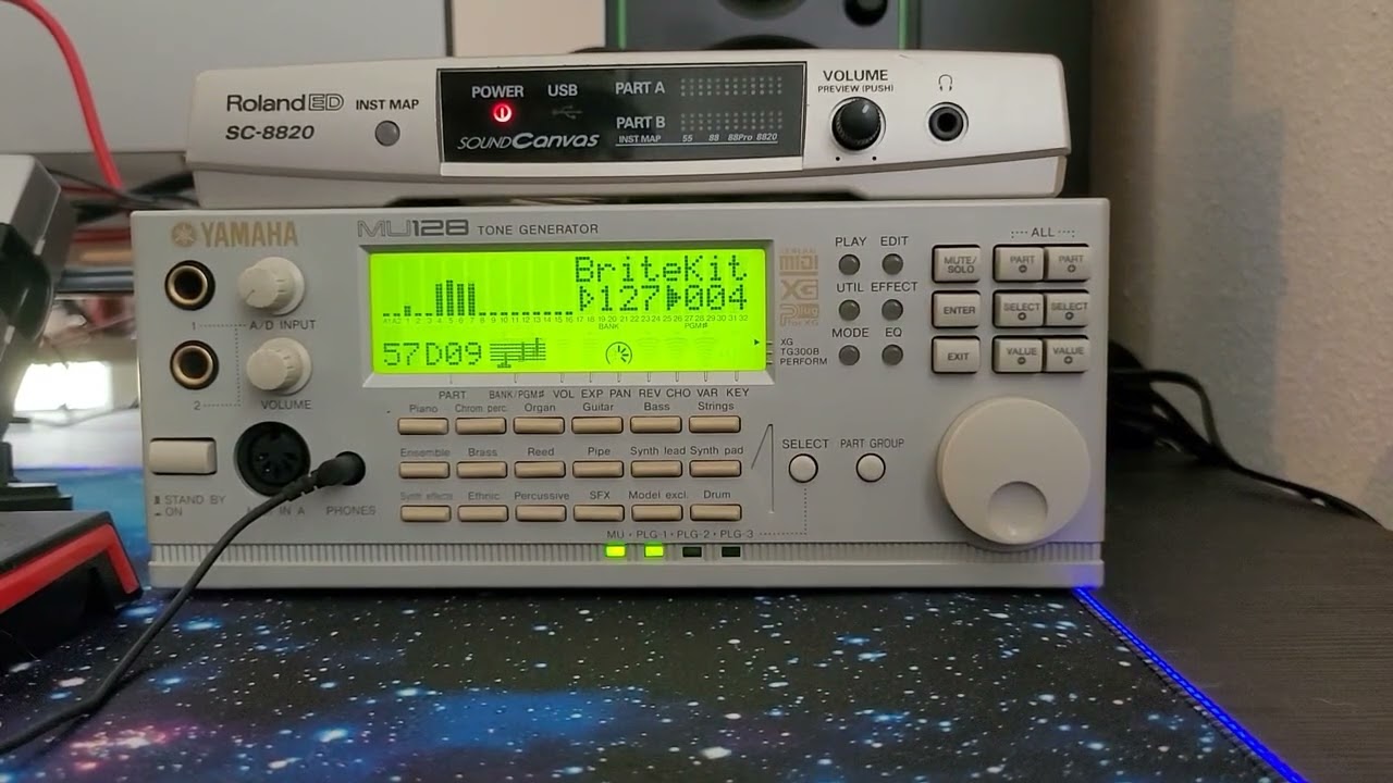 Yamaha MU128 Factory Performance Demo - YouTube