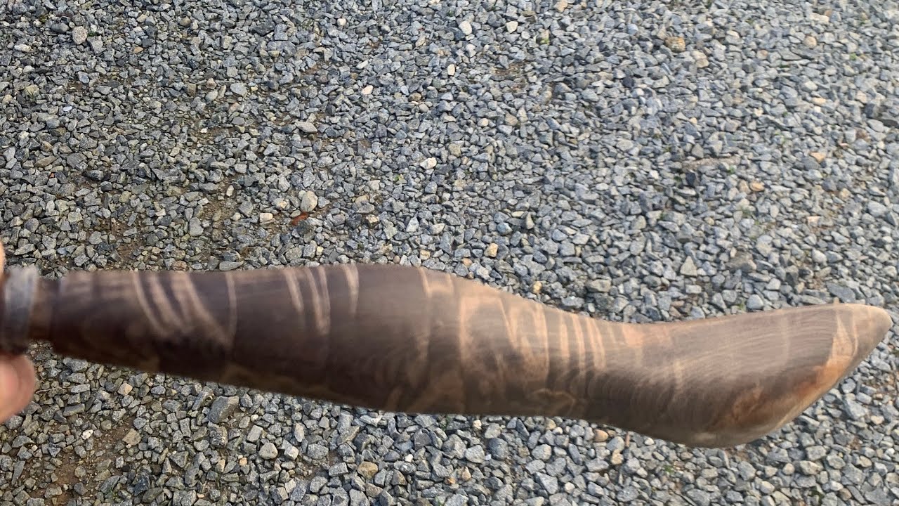 鮎】究極の鮎タモの柄を自作する① - YouTube