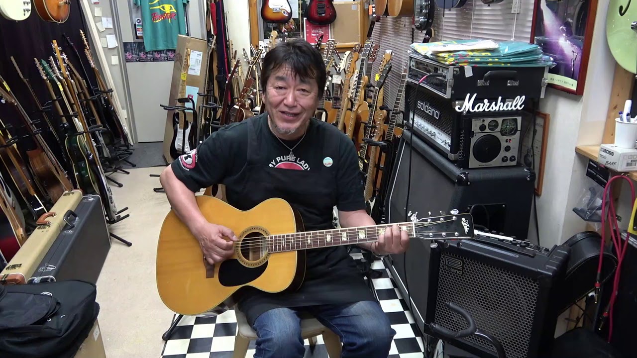 Aria F-120 D 1969年製 60年代 ジャパンビンテージ！ - YouTube