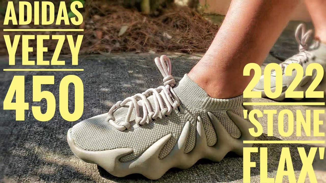 Yeezy 450 Stone Flax (2022) Review and on feet look - YouTube