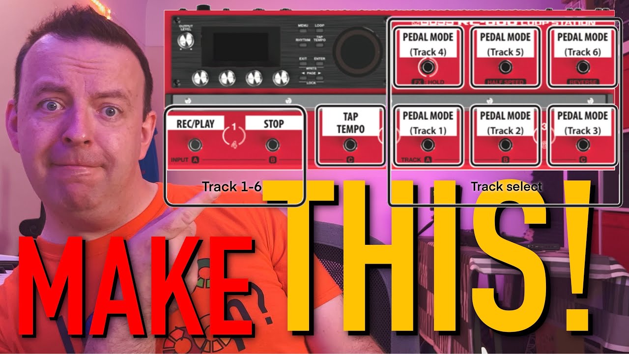 Boss RC-600 - Ed Sheeran CHEWIE Looper Setup - YouTube