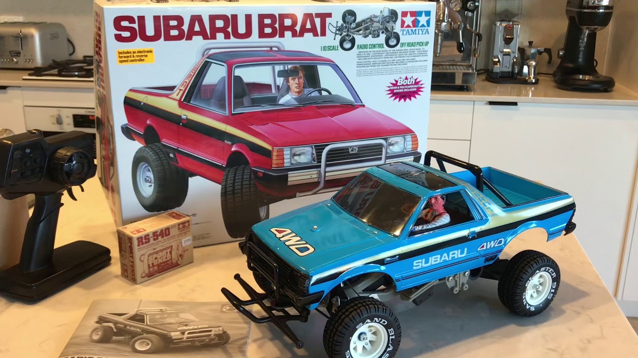Tamiya 1/10 Subaru Brat RC Off Road Pick-up Build and 1st Run