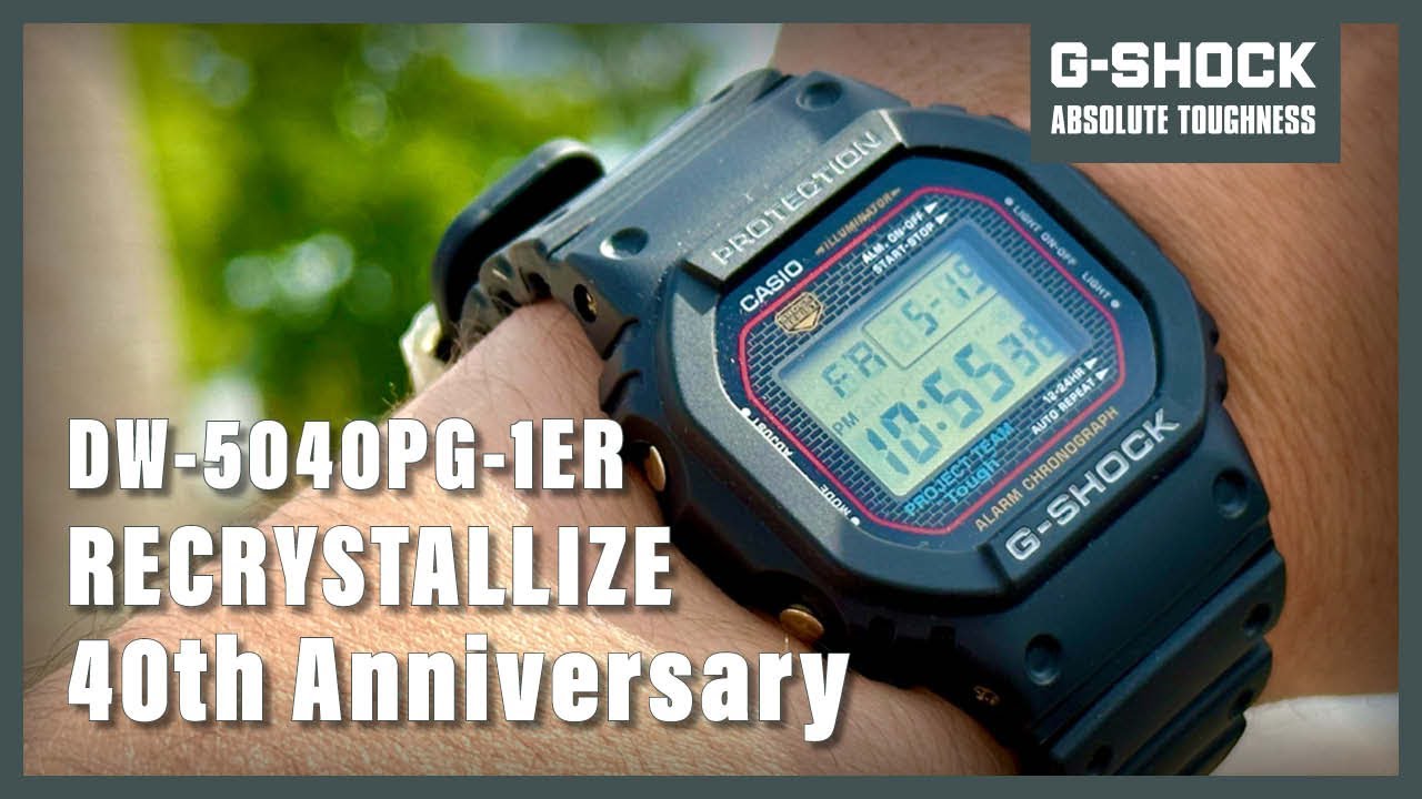 Unboxing The G-Shock DW-5040PG-1ER - YouTube