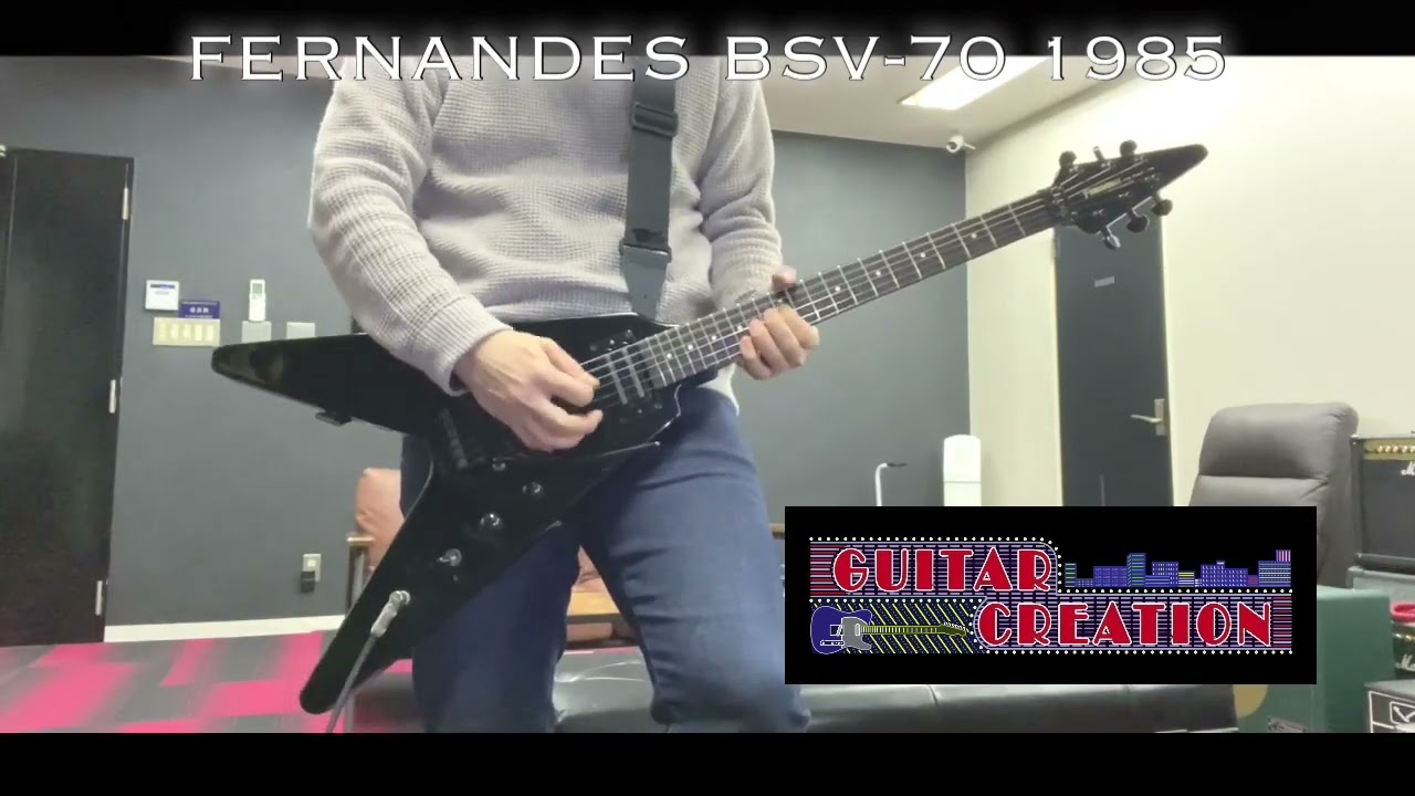FERNANDES BSV-70 BLACK 1985年製【Short scale】