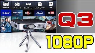 WiMiUS Q3プロジェクター 基本的な機能性能はこんな感じです！ - YouTube