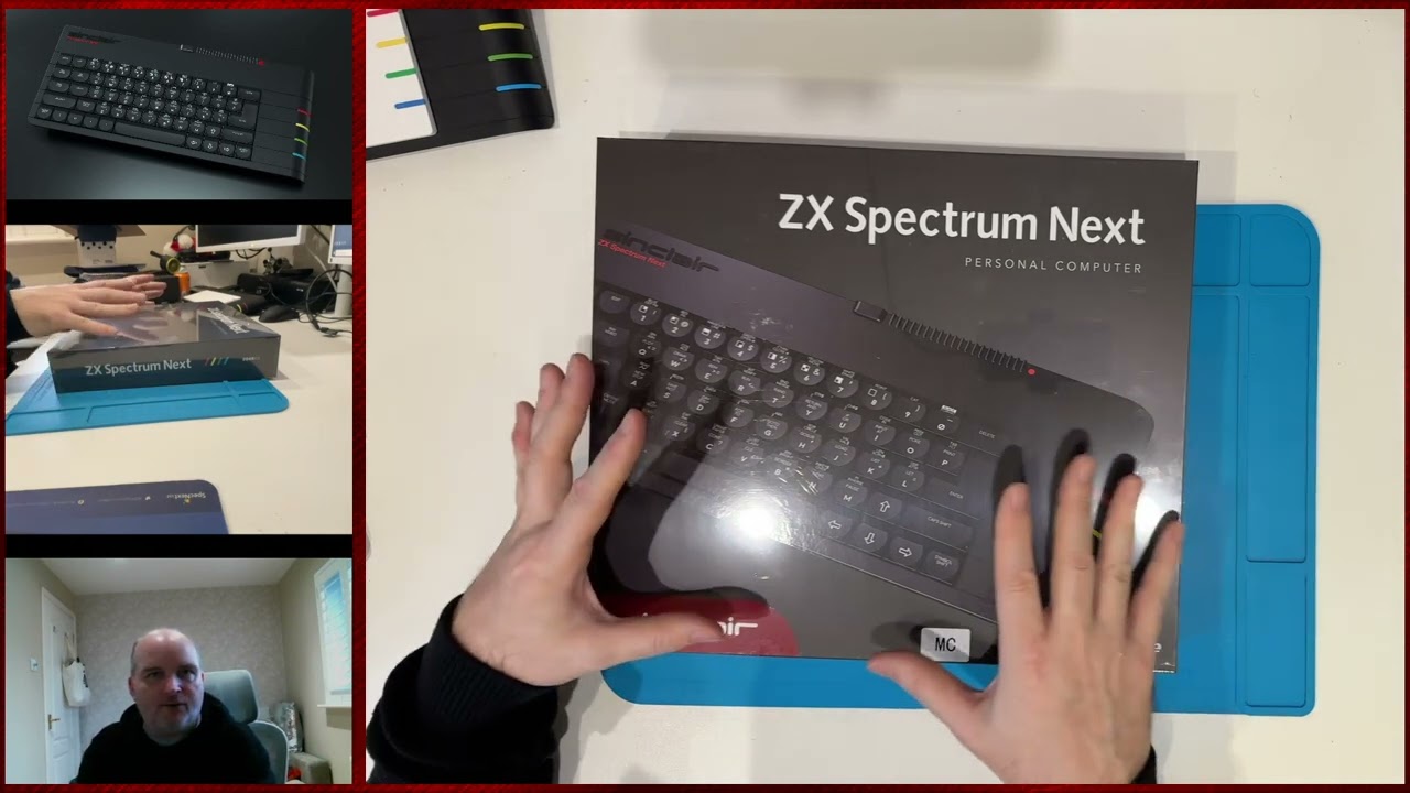 Opening my white ZX Spectrum Next - YouTube