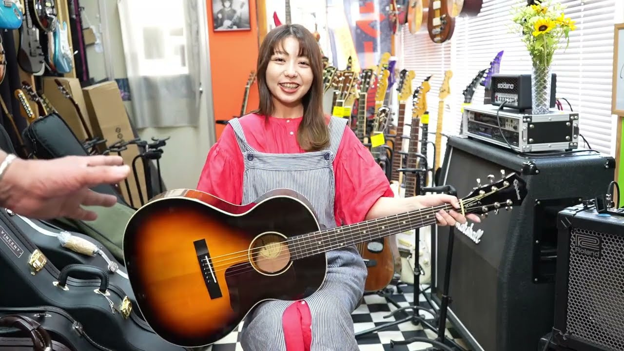 Epiphone EL-00 Pro with Fishman pickups and solid top - YouTube