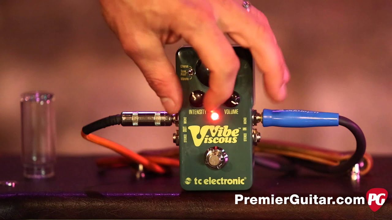 TC Electronic Viscous Vibe Review - Premier Guitar