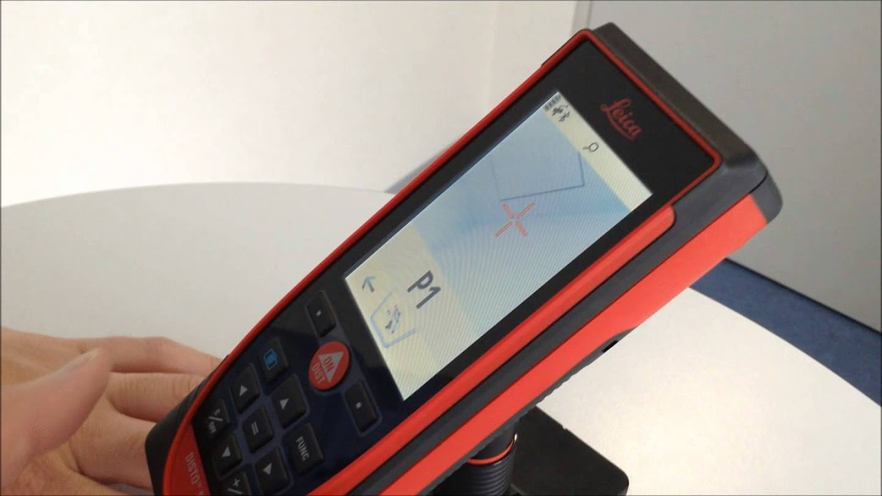 レーザー距離計 DISTO S910 : 3点で囲まれた部分の角度測定・スマート