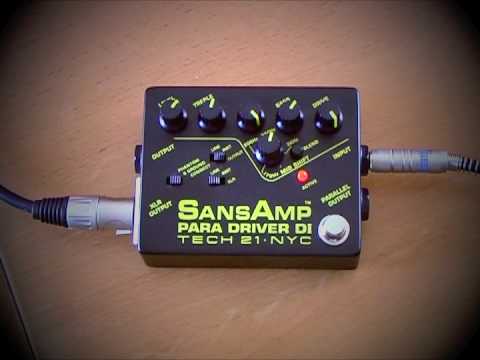 Tech 21•NYC: SansAmp PARA DRIVER DI with electric guitar - YouTube