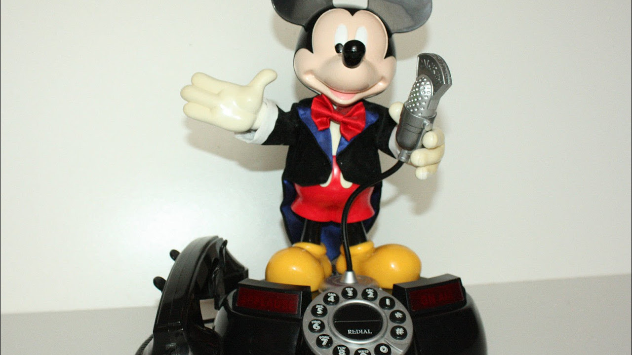 Disney Mickey Mouse MC Animated Talking Telephone [HD] - YouTube