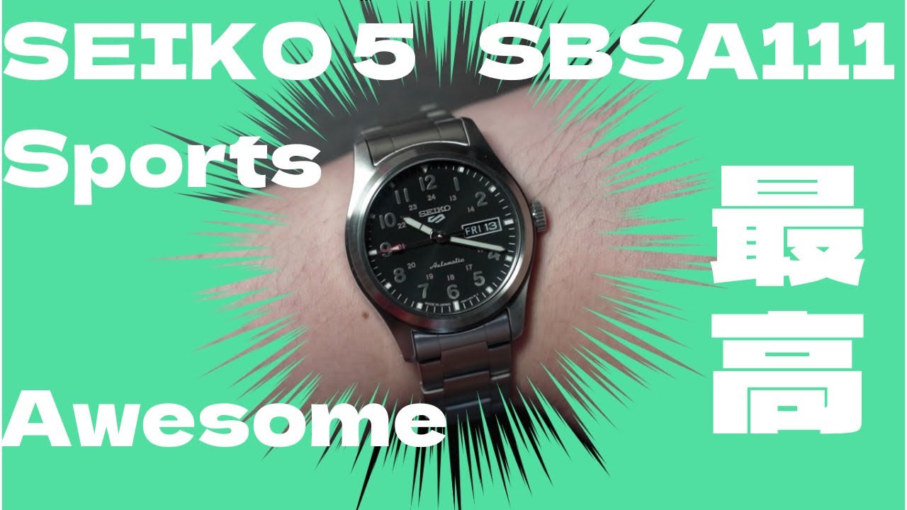 コスパ良し】SEIKO 5 Sports SBSA111【Unboxing】 - YouTube