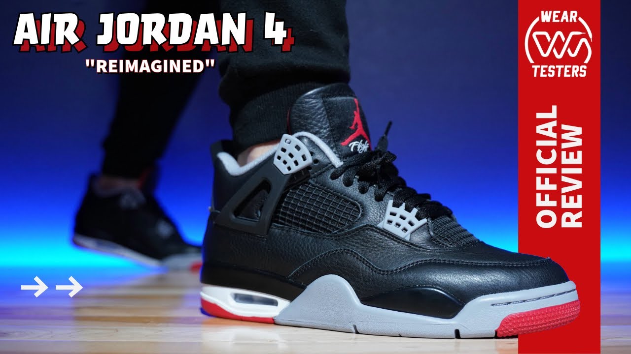 Air Jordan 4 Bred Reimagined - YouTube