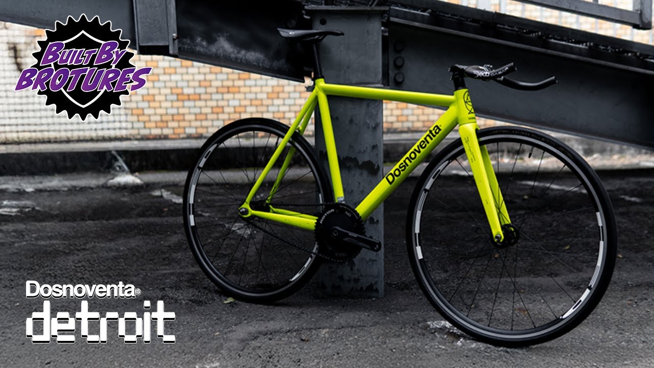 Fixed Gear Build DOSNOVENTA DETROIT HI-VIS - YouTube