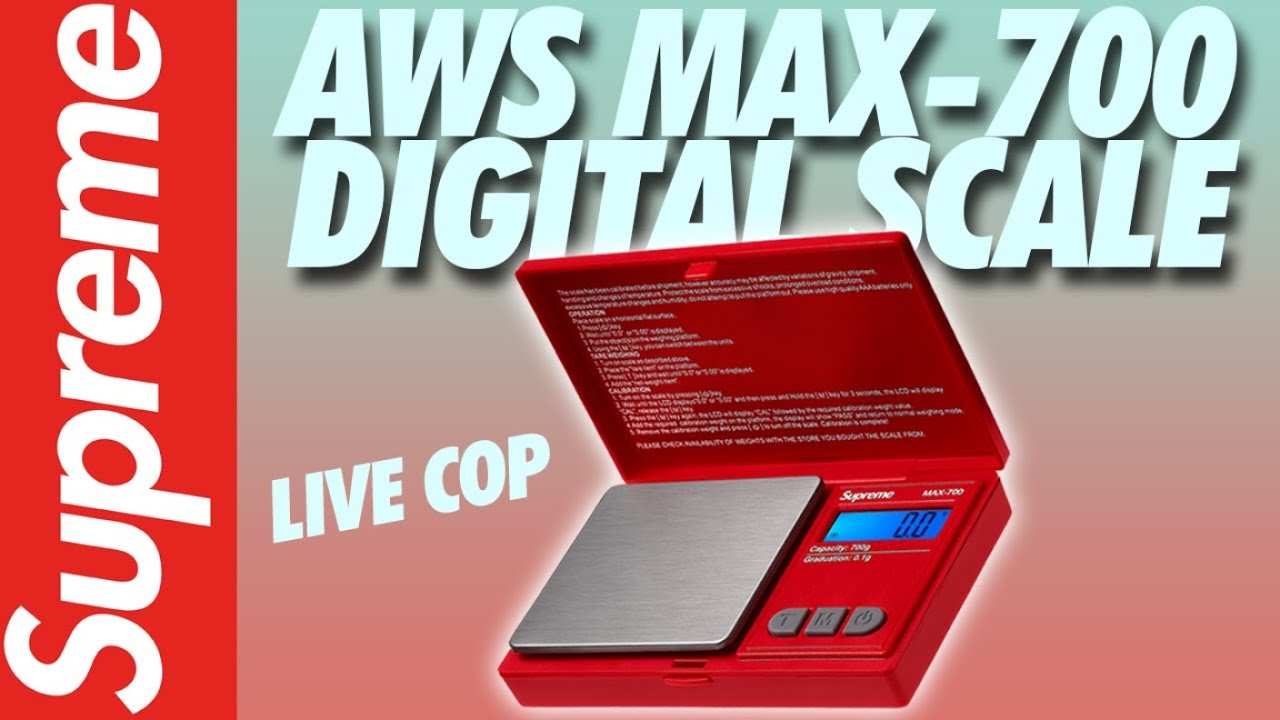 FA-599◇Supreme デジタルスケール AWS MAX-700 Digital Scale 中古品