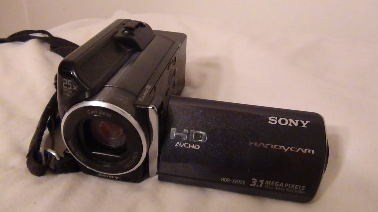 2010 Sony Handycam HDR XR150 Review - YouTube
