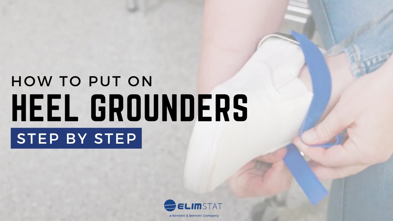 Lime Green Heel Grounders | ESD Shoe Ground Straps | Elimstat.com