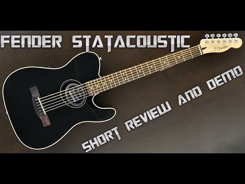 Fender Stratacoustic Electric Acoustic Fiberglass Guitar, Review