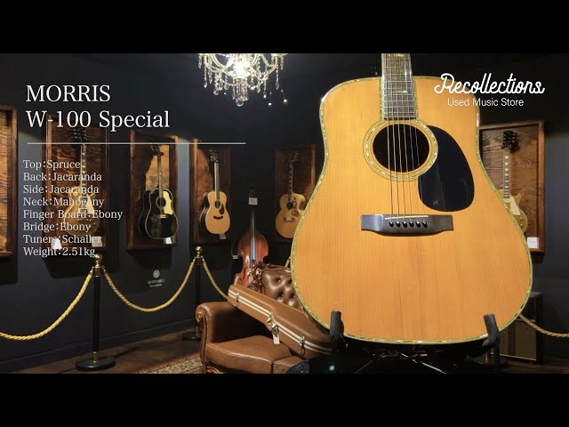Morris W-100 希少モデル／極美品／ハカランダ／ハードケース付 Morris