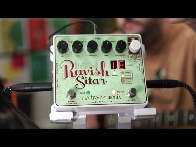 Electro Harmonix Ravish Sitar pedal on Bass - YouTube