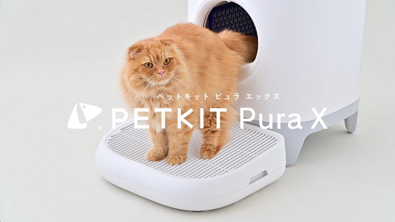 自動ネコトイレ PETKIT Pura X(ペットキットピュラ エックス) - YouTube
