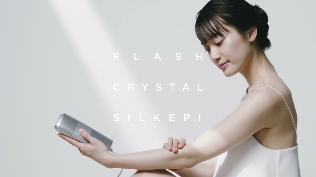 SALONIA】フラッシュクリスタルシルクエピ #瞬間光エステ - YouTube