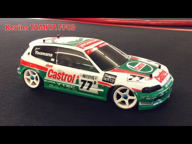 Kevins TAMIYA FF03 - Castrol Honda Civic Vti / Indoor Racing