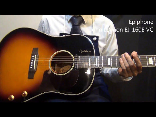 Epiphone John Lennon EJ-160E VC (2008 model) [Ottleya Video] - YouTube