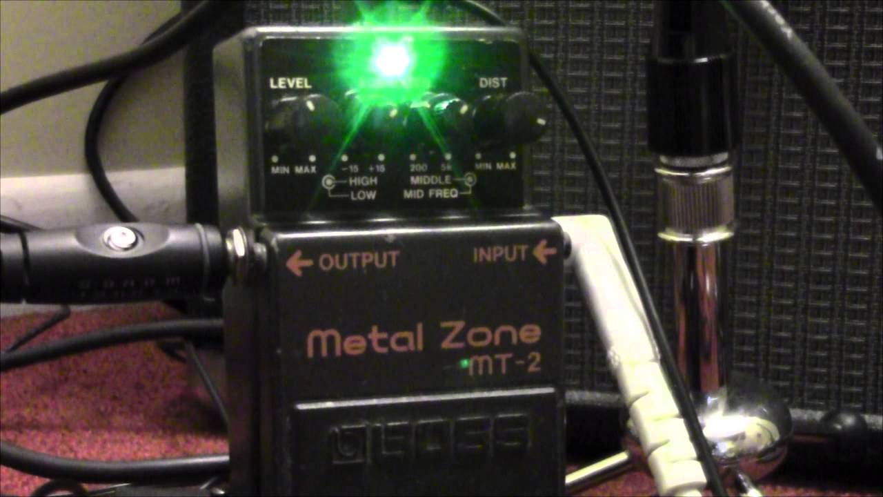 Pedal Mods - Boss MT-2 Metal Zone - Diezel Mod + Tweaks - YouTube