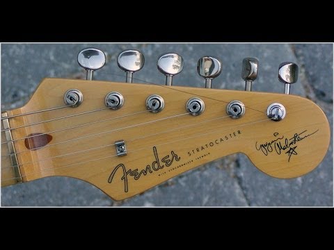 Upgrading your Fender Squier guitar DIY (how to): Gotoh locking