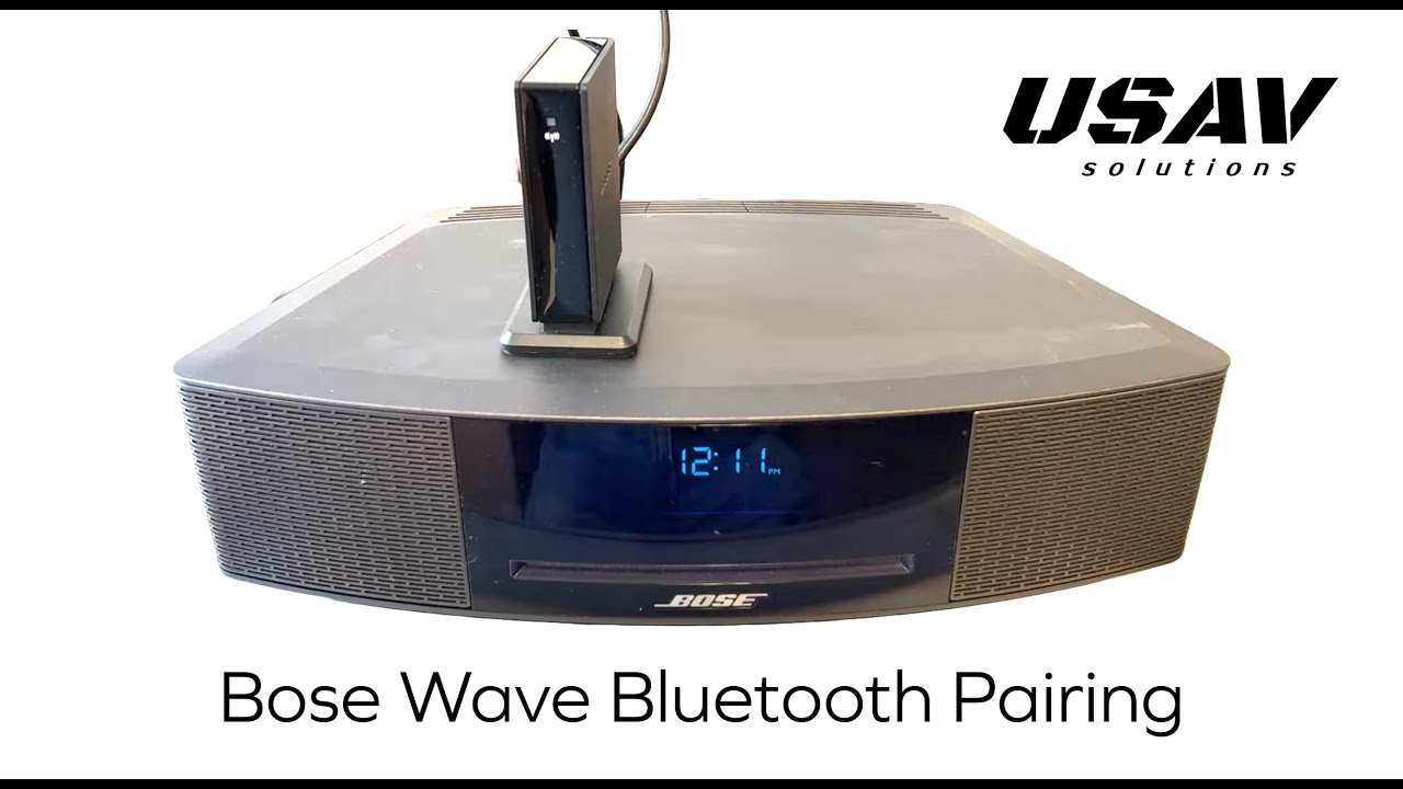 How to Pair Wave Bluetooth Adapter with Bose wave music system IV