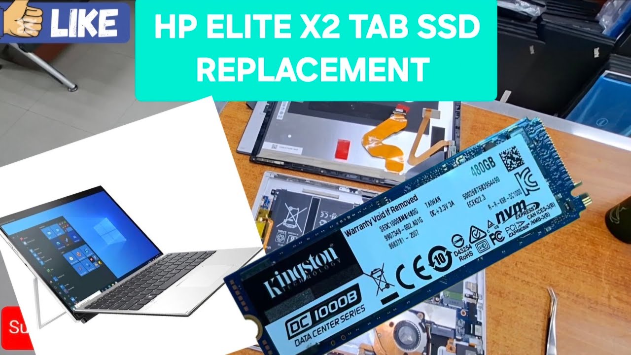 How to Replace SSD in HP Elite x2 Tablet | Step-by-Step Guide