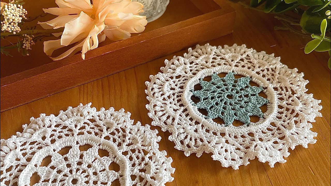 アイロンいらずな立体ミニドイリーの編み方【編み図付き】｜How to