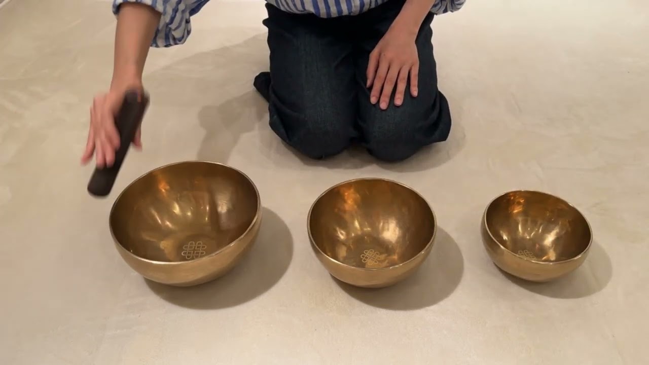 チベット・シンギングボウル3点セット（小・小中・中）『空を飛べたら
