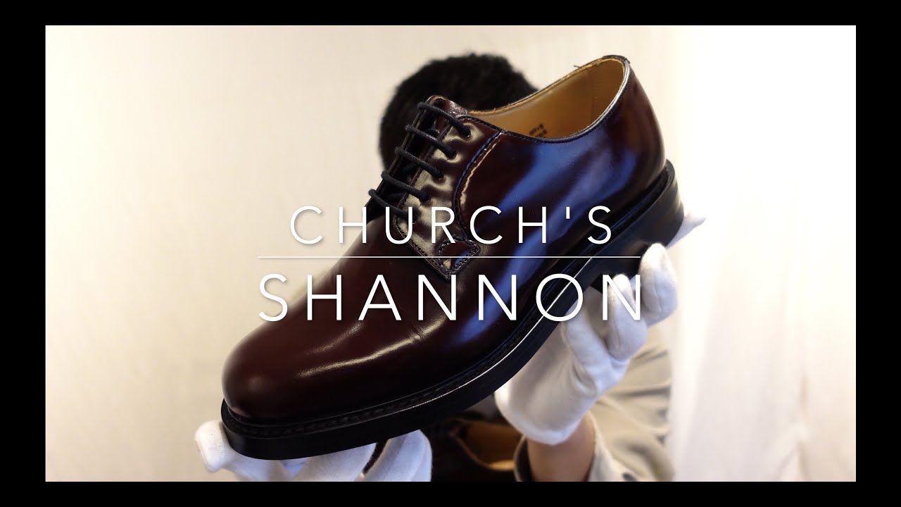 チャーチ SHANNON(シャノン)プレーントゥ バーガンディ サイズ60G