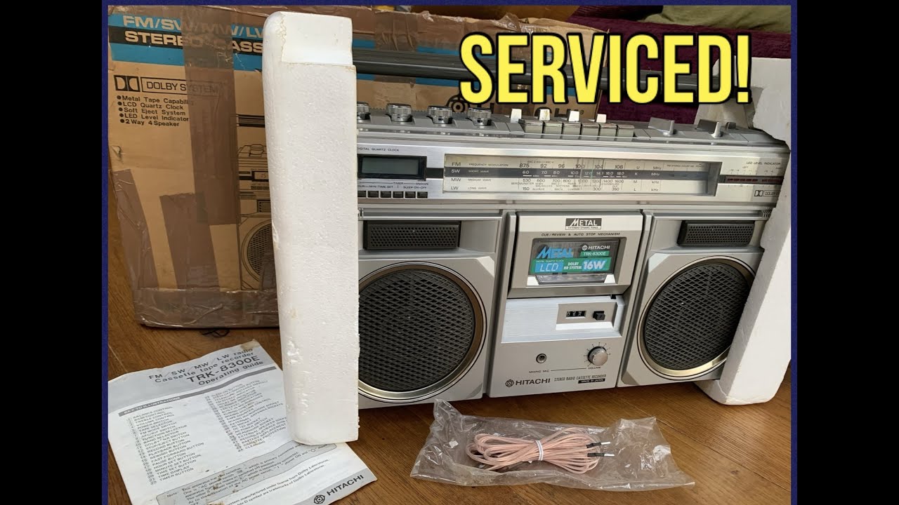 日立高級ラジカセ パディスコTRK-8800RM 紹介編 - YouTube