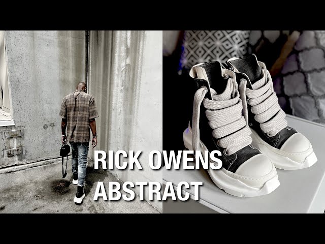 RICK OWENS DRKSHDW ABSTRACT SNEAKER | #Unboxing #RICKOWENS - YouTube