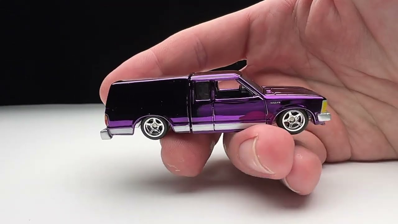1986 Nissan 720 King Cab Lowrider Hot Wheels RLC Review and