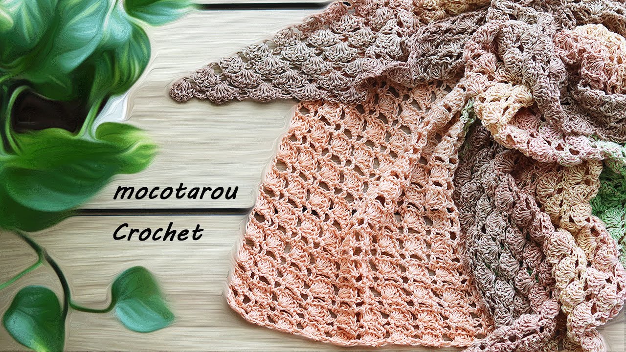 Also Crochet until 800m of yarn runs out. Crochet shawl. - YouTube