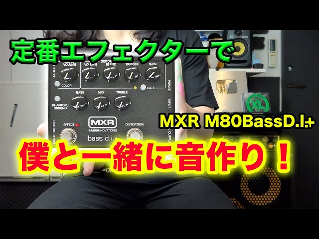 Bass] Let's create a sound together using the classic preamp! [MXR