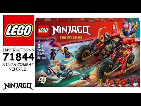 LEGO Instructions: 71844 Ninja Combat Vehicle | LEGO Ninjago Sets