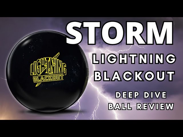 Storm Lightning Blackout Bowling Ball Review | Multiple Styles