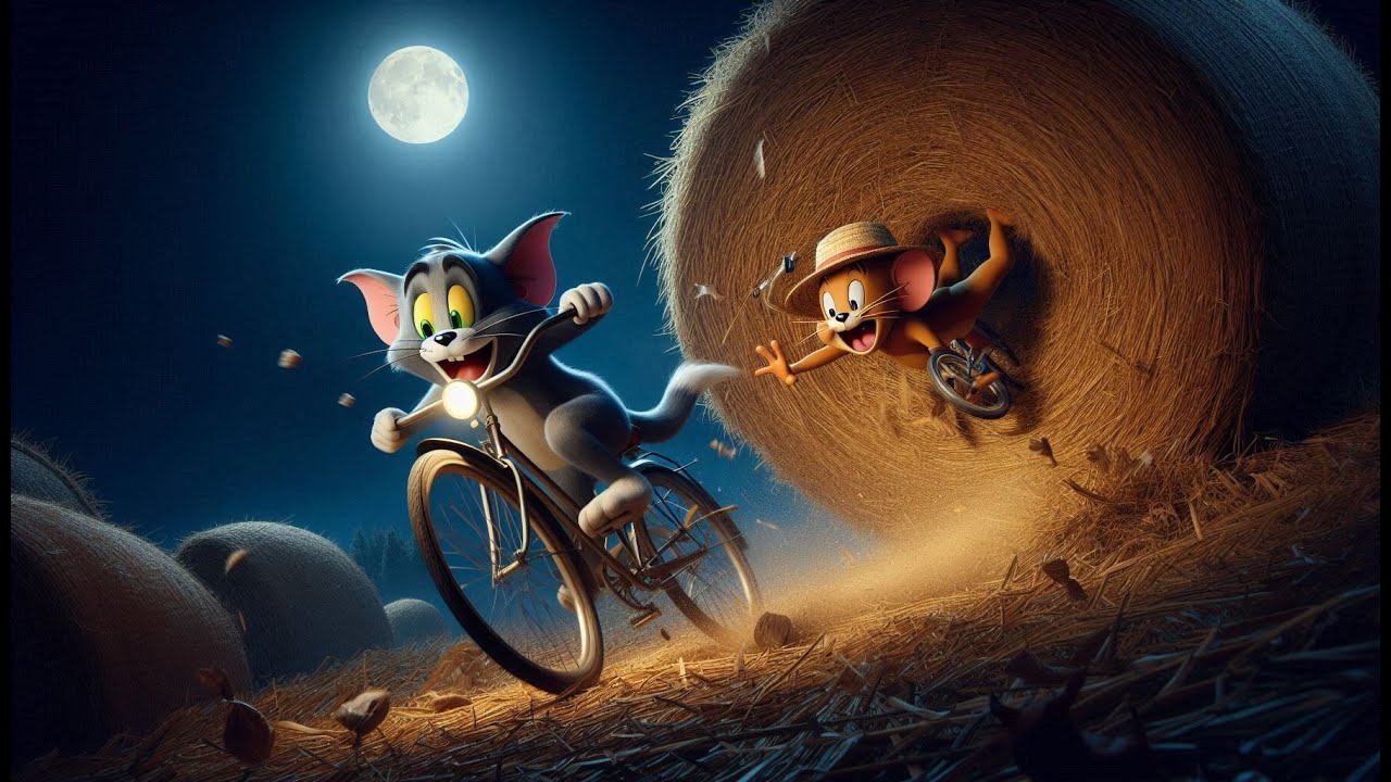 Tom and Jerry Bedtime Story 🐭🐱 | Funny Cycling Adventure for