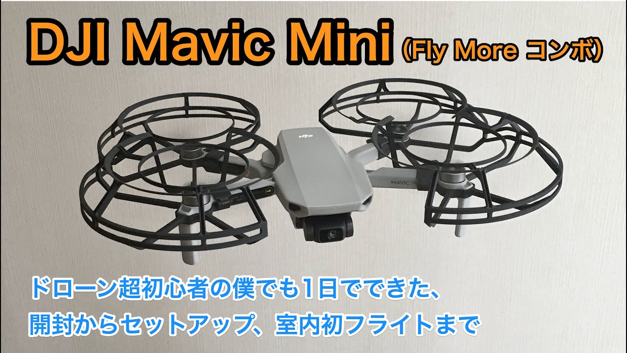 DJI Mavic Mini（Fly More コンボ）レビュー 開封からセットアップ