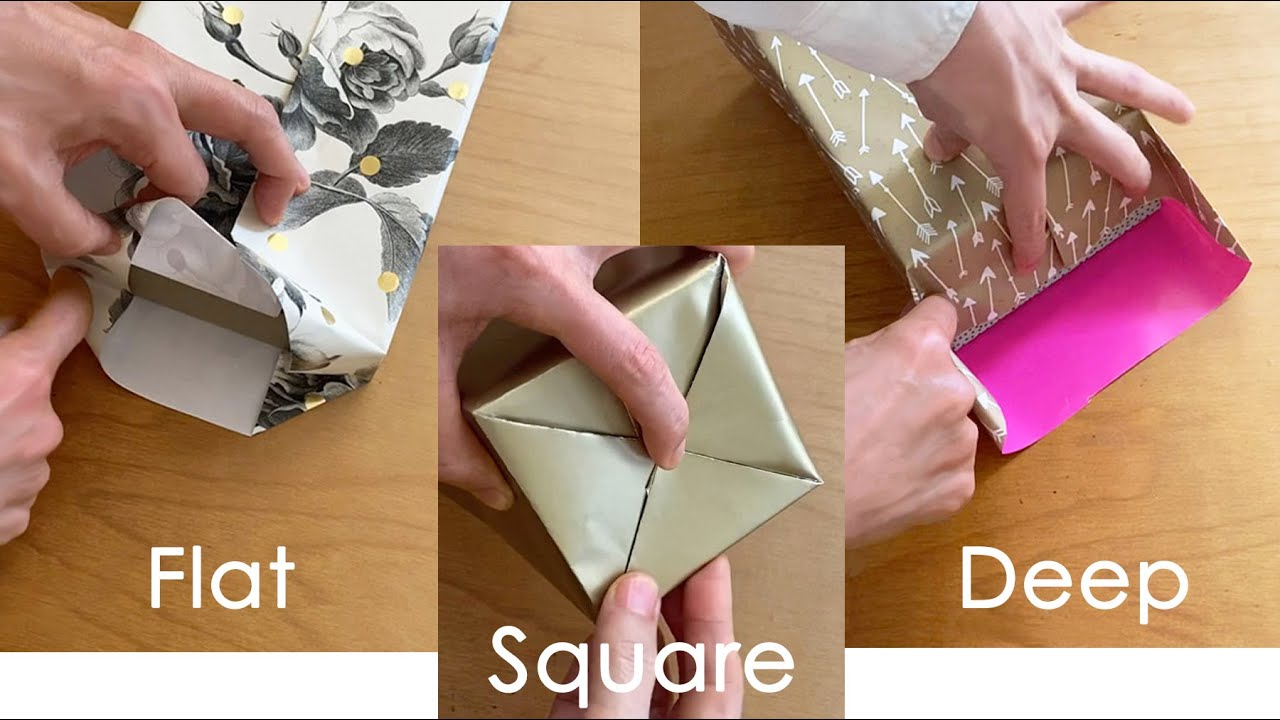 How to wrap boxes with Japanese style etiquette - YouTube