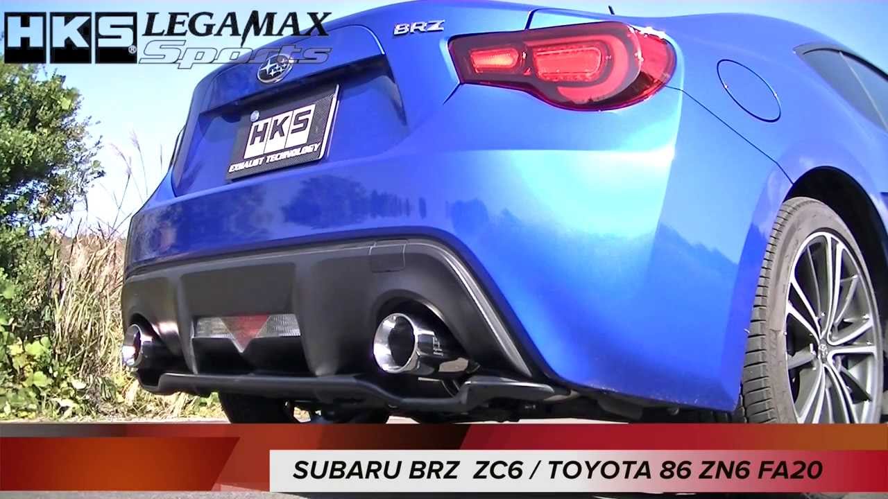 TOYOTA 86 / SUBARU BRZ HKS LEGAMAX Sports S-Tail - YouTube