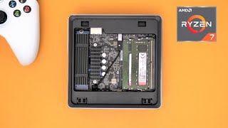 MinisForum EliteMini UM700 Review Ryzen 7 Mini PC - YouTube
