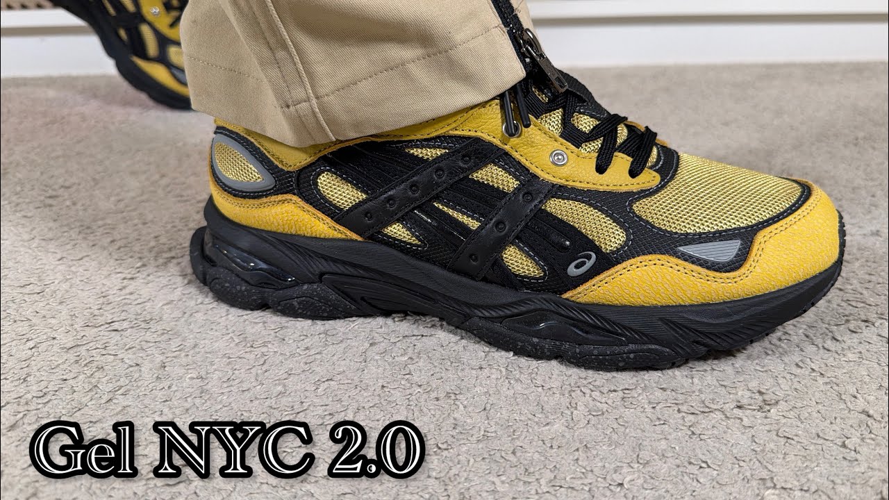Hal Studios x Asics Gel NYC 2.0 Review& On foot - YouTube