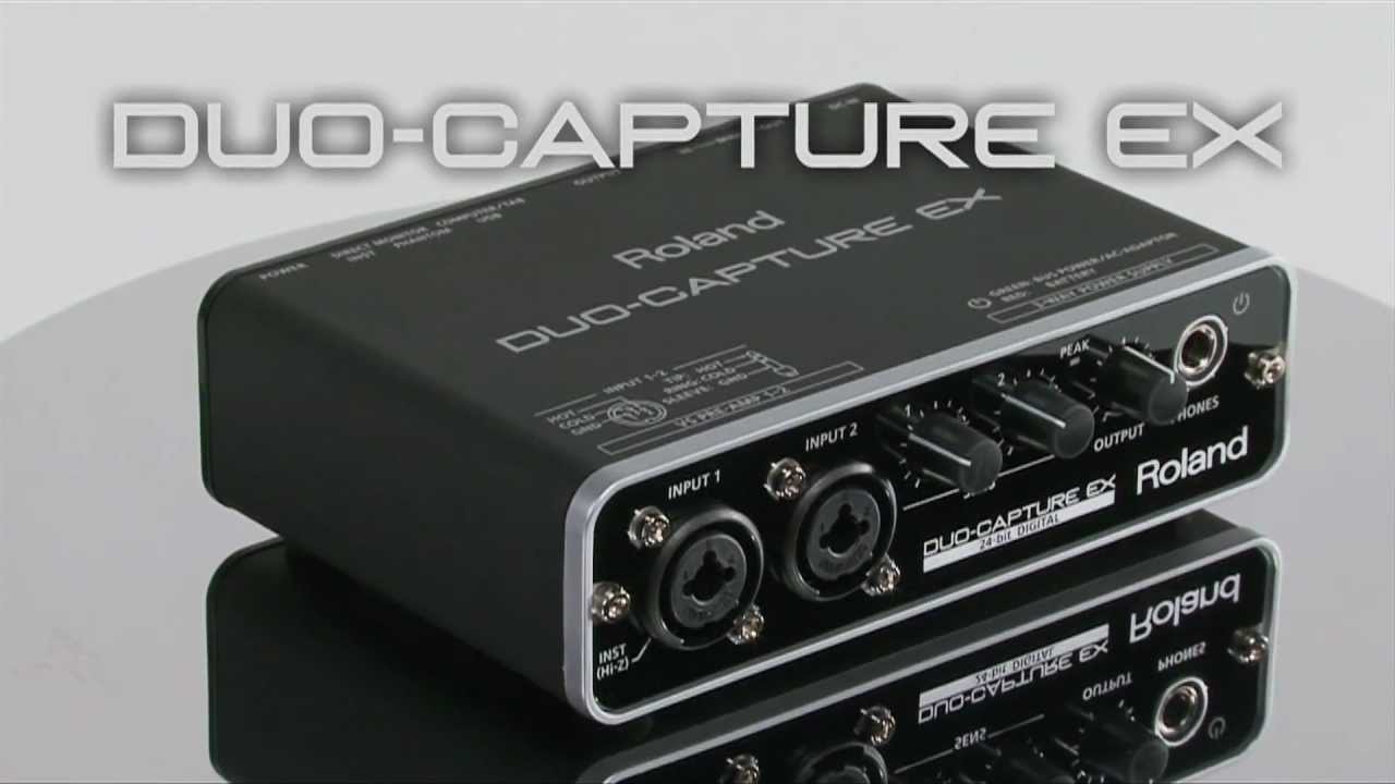 DUO-CAPTURE EX Overview - Roland Connect Sept. 2012 - YouTube
