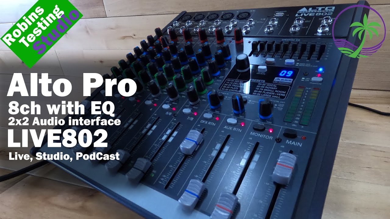 Features & Benefits of the Alto Professional Live 802 | 8-Channel
